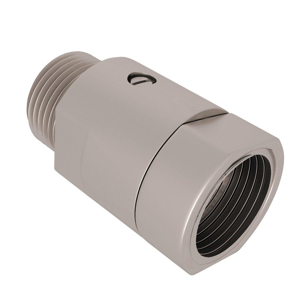 ROHL&reg; Satin Nickel Brass Male x Female Shut Off Valve 
