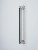 18 in. Brass Decorative Shower Grab Bar in Polished Chrome