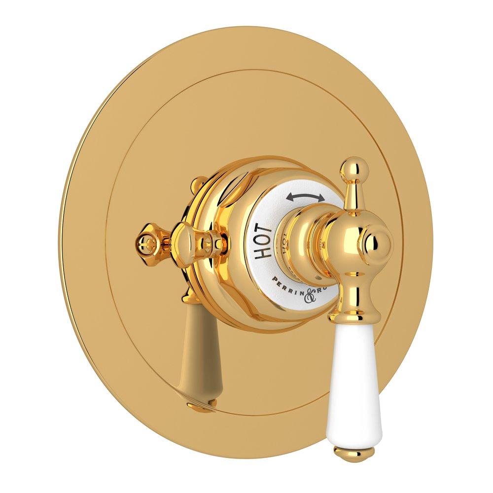 Perrin & Rowe&reg; English Gold Single Handle Bathtub & Shower Faucet (Trim Only) 