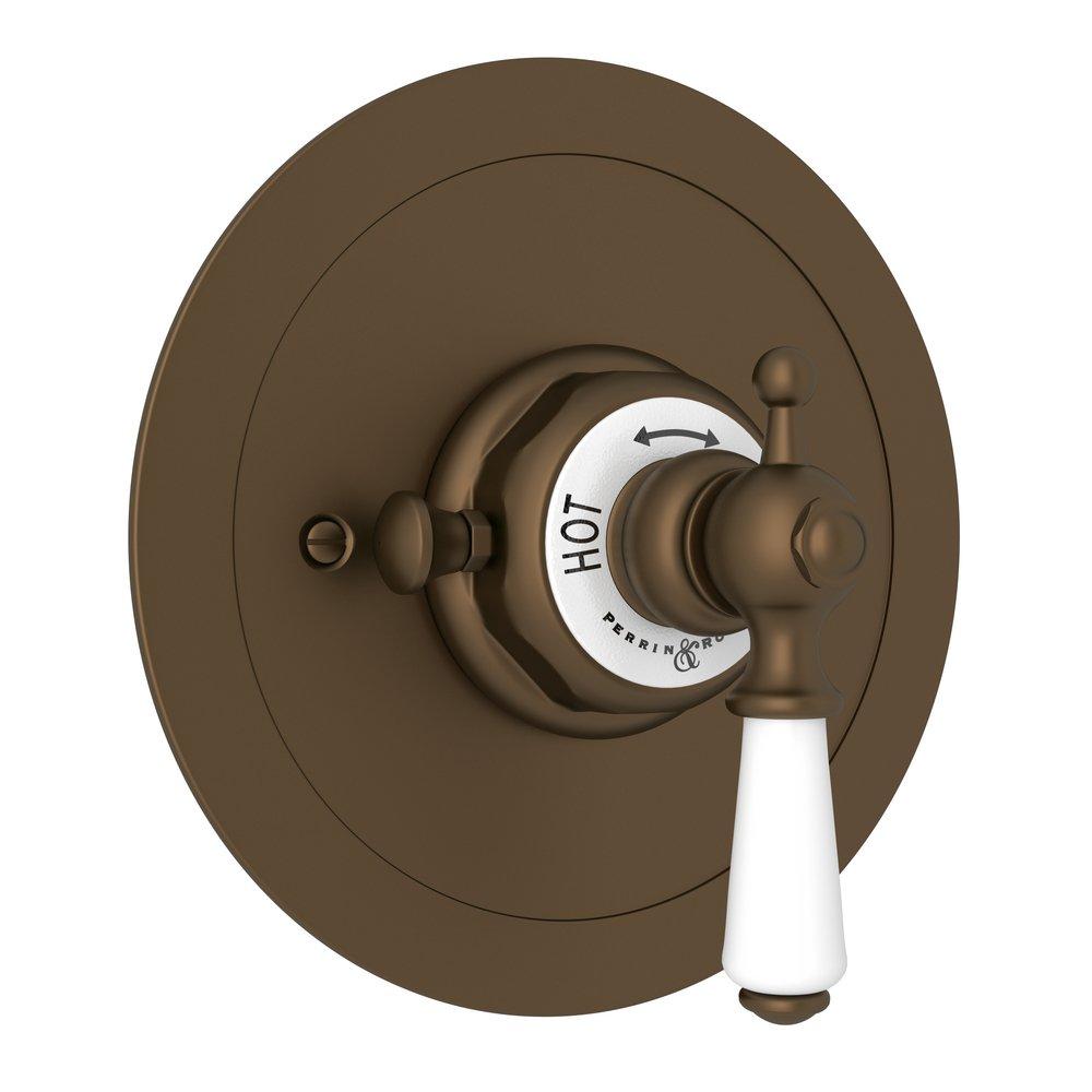 Perrin & Rowe&reg; English Bronze Single Handle Bathtub & Shower Faucet (Trim Only) 