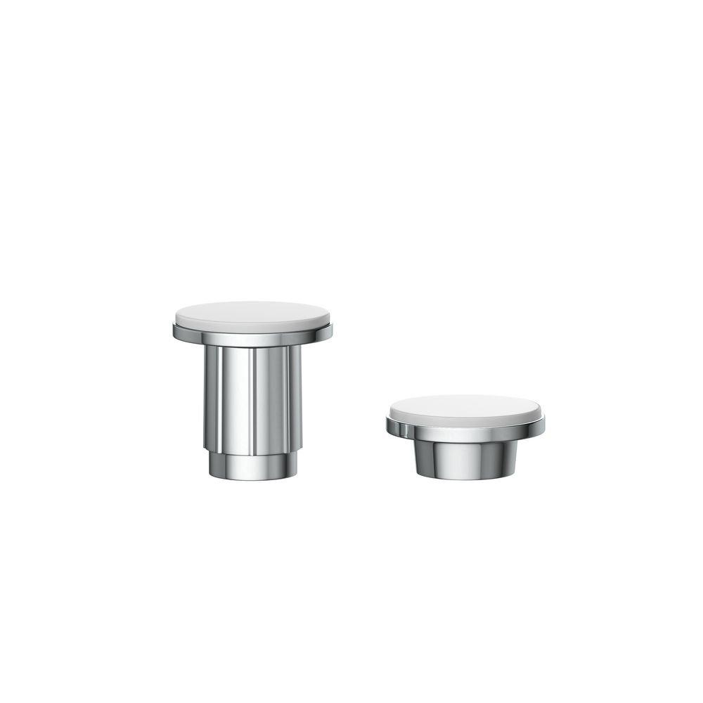 PROFLO&reg; Polished Chrome Shower Rod Holder Kit in Polished Chrome 