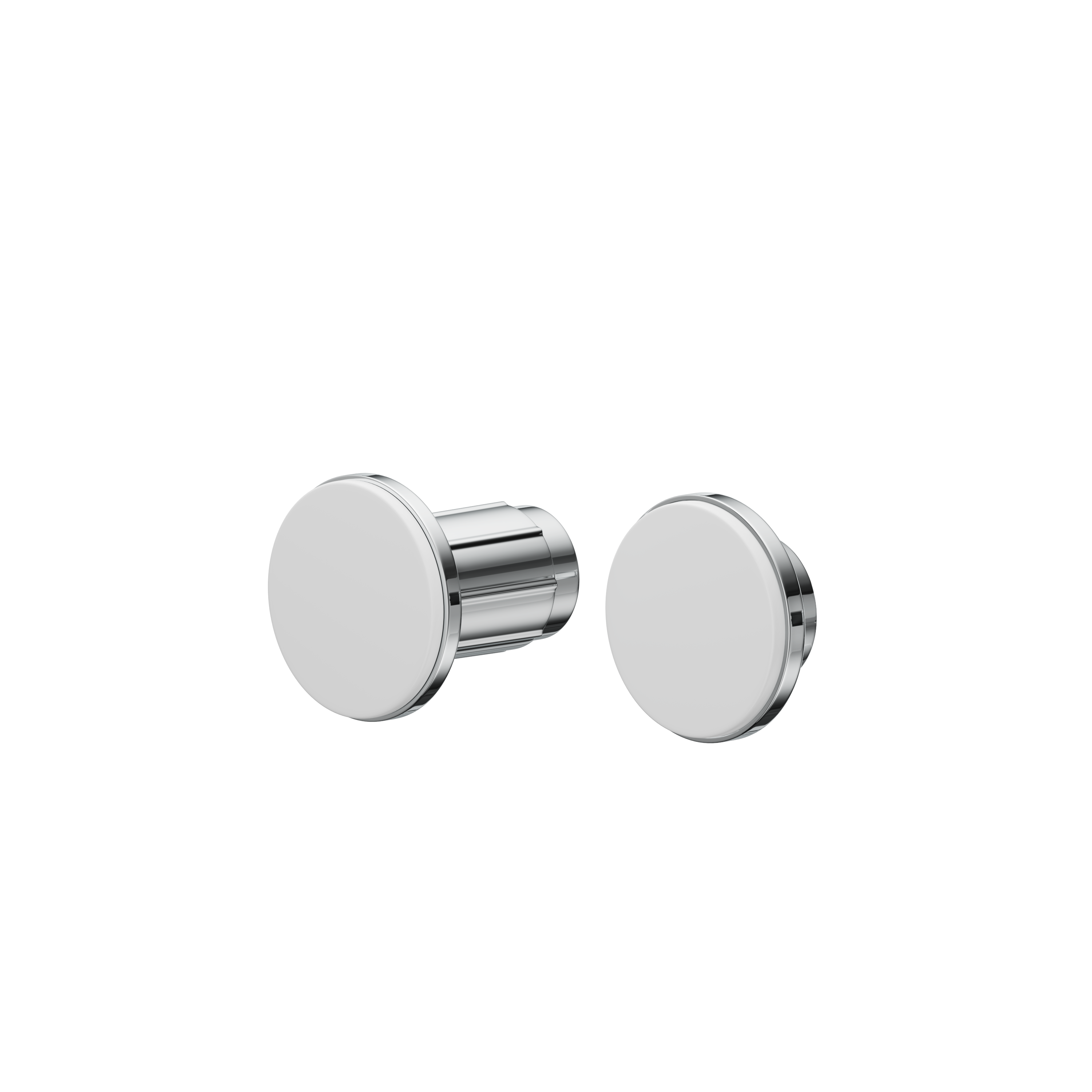 PROFLO&reg; Polished Chrome Shower Rod Holder Kit in Polished Chrome 