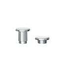 PROFLO&reg; Polished Chrome Shower Rod Holder Kit in Polished Chrome 