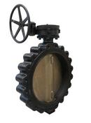 Milwaukee Valve Cast Iron Lug EPDM Gear Operator Handle Butterfly Valve 