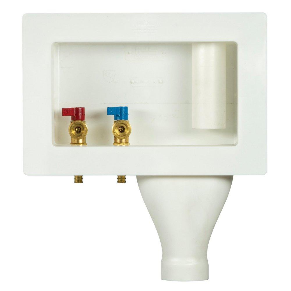 IPS Corporation White 13 in x 8-5/8 in x 3-3/8 in Washing Machine Supply Box 