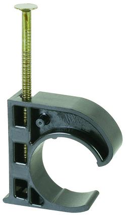 3/4 in. Plastic Isolating Drive Hook Pipe Clamp with Nail