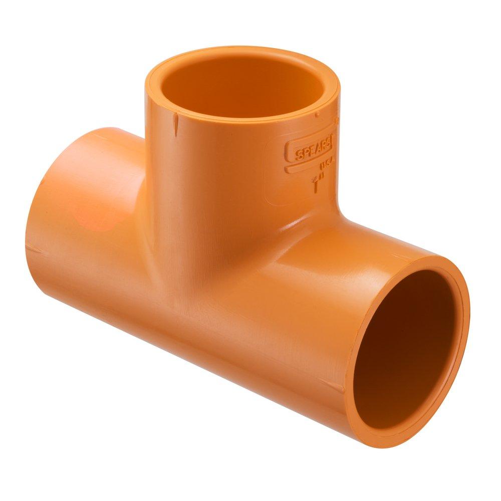 Spears&reg; Manufacturing Company Orange Orange CPVC Fire Sprinkler Tee 