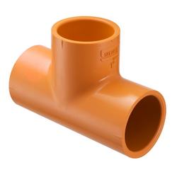 1 in. Orange CPVC Fire Sprinkler Tee
