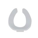 Zurn White Elongated Open Front Toilet Seat 