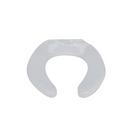 Zurn White Elongated Open Front Toilet Seat 