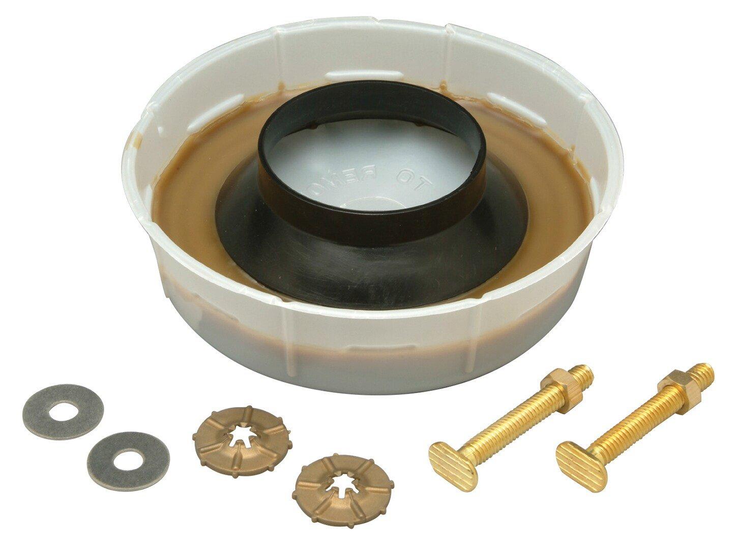 Zurn White Closet Bolt & Wax Ring Kit 