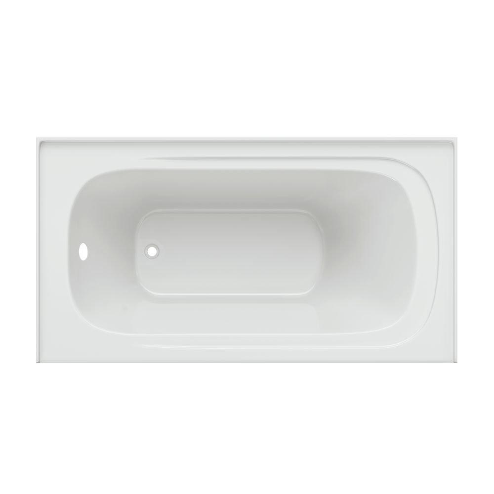 PROFLO&reg; White 66 x 36 in. Soaker Alcove Bathtub Left Drain 