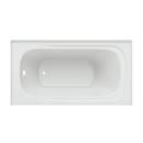 PROFLO&reg; White 66 x 36 in. Soaker Alcove Bathtub Left Drain 