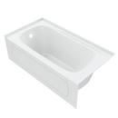 PROFLO&reg; White 66 x 36 in. Soaker Alcove Bathtub Left Drain 