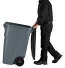 Rubbermaid Grey 39-29/50 x 30-2/25 in. Plastic Rollout Container in Grey 