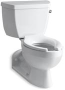 KOHLER White 1.6 gpf Elongated Two Piece Toilet 