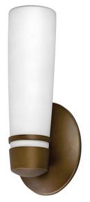 18W Wall Sconce with Hand-Blown Opal Glass Diffuser in Oil Rubbed Bronze