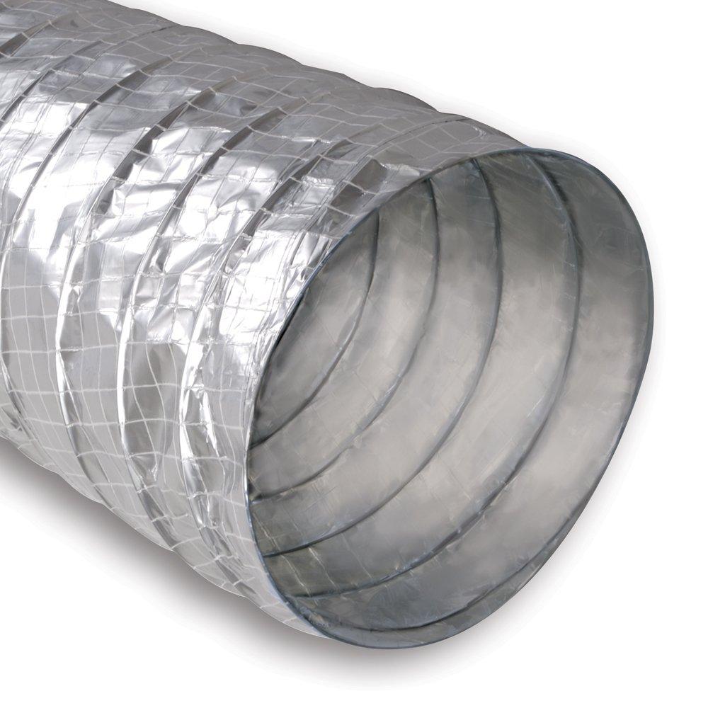 Flexible Technologies Silver 25 ft. Silver Uninsulated Flexible Air Duct 
