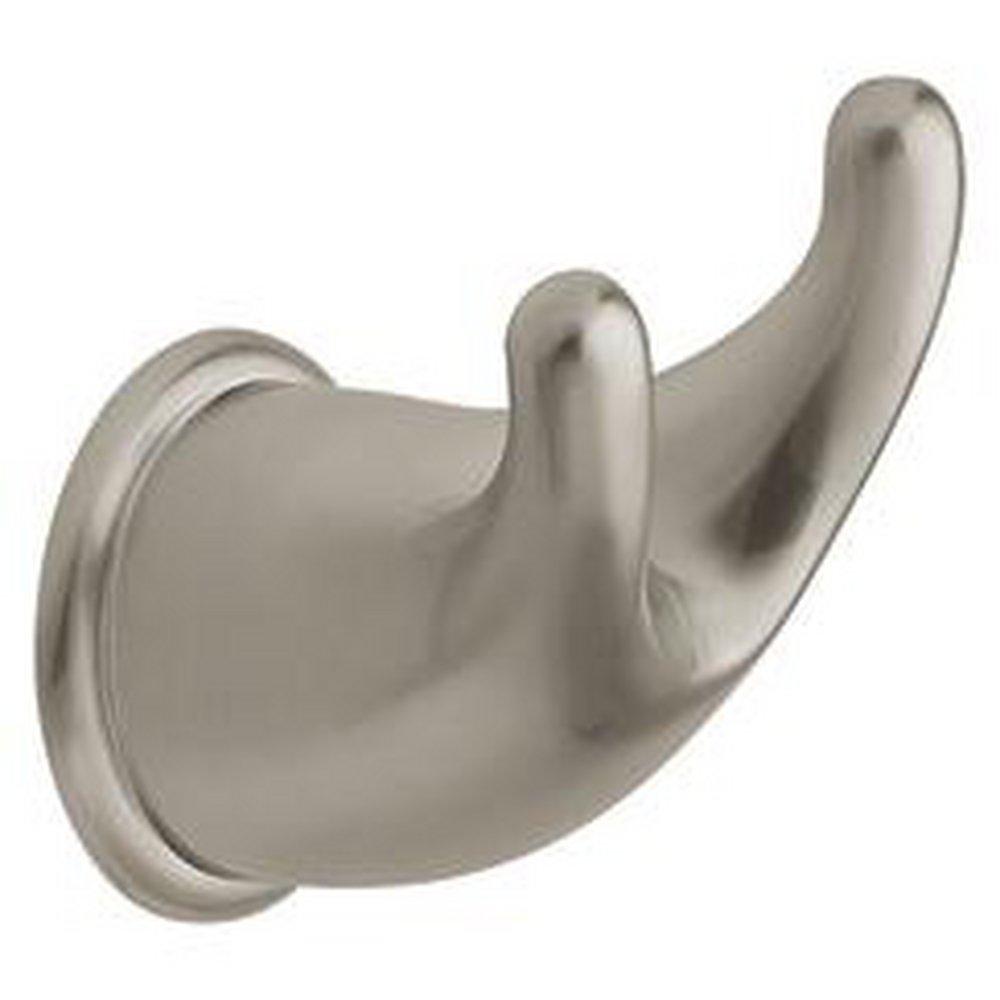 Moen Satin Nickel 2-Hook Robe Hook 
