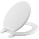 Bemis White Round Closed Front with Cover 