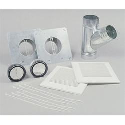 In-line Fan Kit Aluminum and Galvanized Steel 6 in.