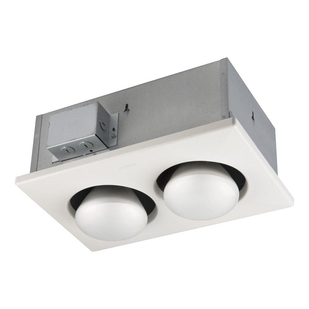 Broan White Bathroom Exhaust Fan 