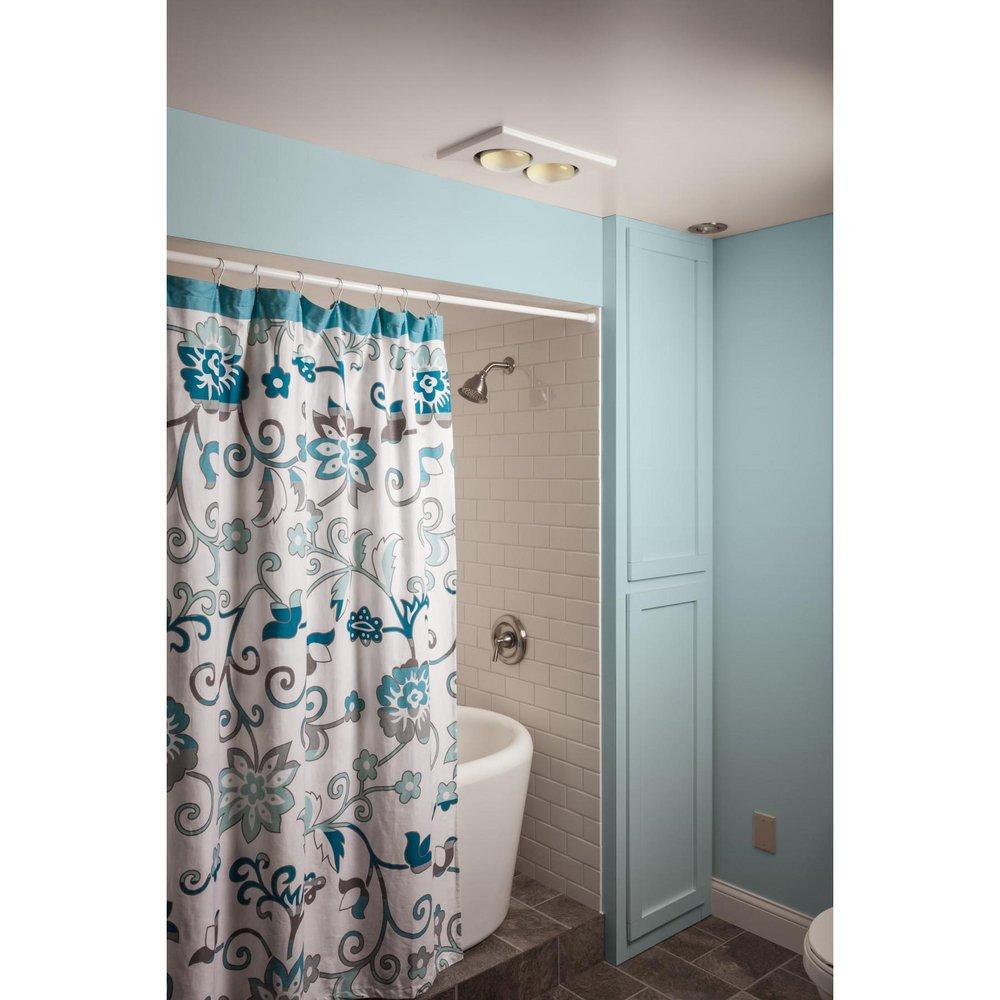 Broan White Bathroom Exhaust Fan 