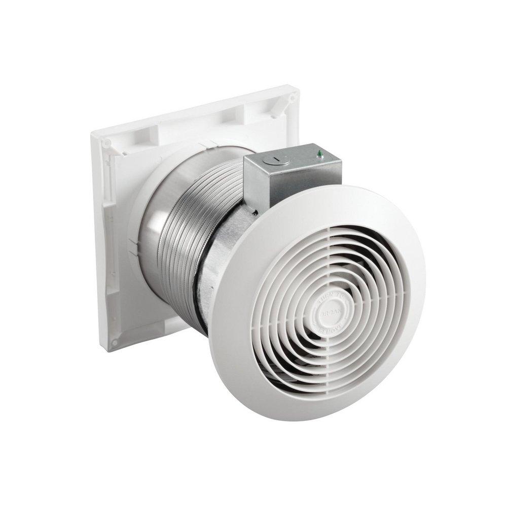 Broan White Bathroom Exhaust Fan in White 