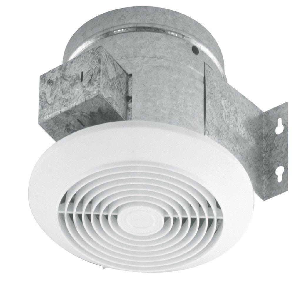Broan White Bathroom Exhaust Fan in White 