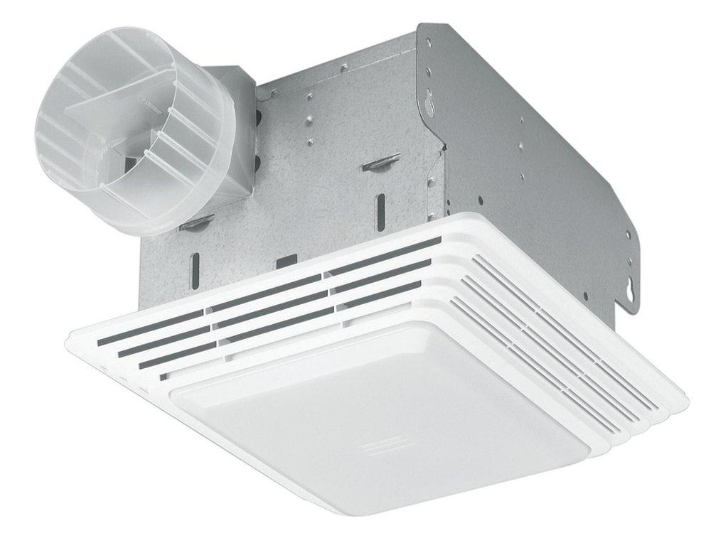 Broan White Bathroom Exhaust Fan in White 