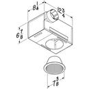 Broan-NuTone White Recessed Fan/Light 