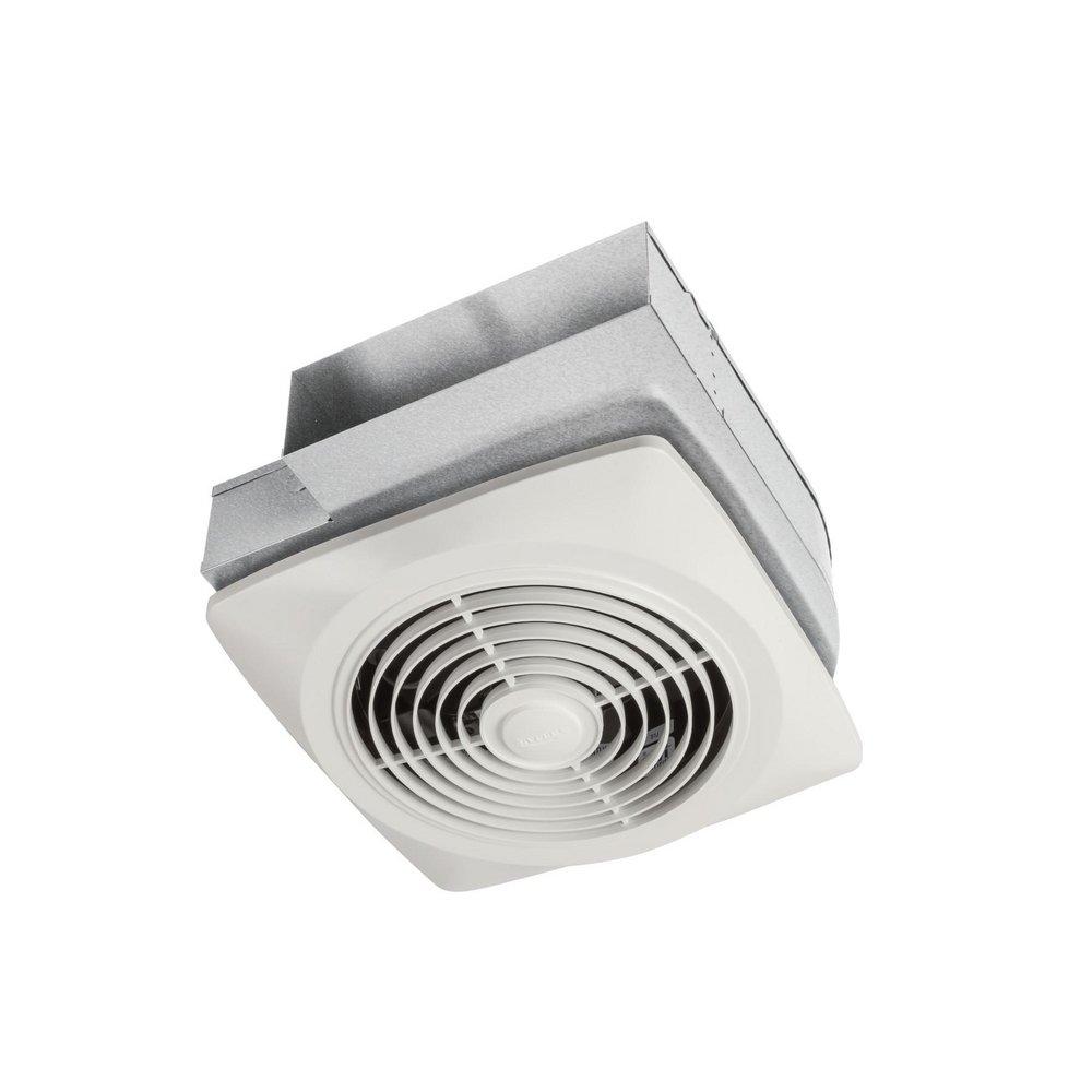 Broan White Bathroom Exhaust Fan in White 