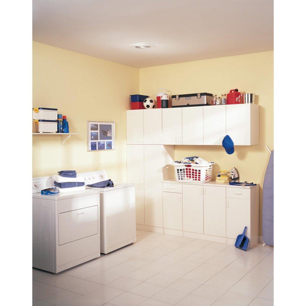 Broan White Bathroom Exhaust Fan in White 