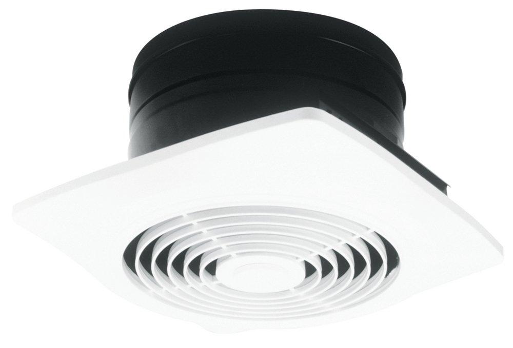 Broan White Bathroom Exhaust Fan in White 