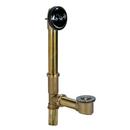 Brass Trip Lever Drain in Polished Chrome