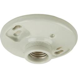 13W Keyless Fixture Lampholder in Porcelain