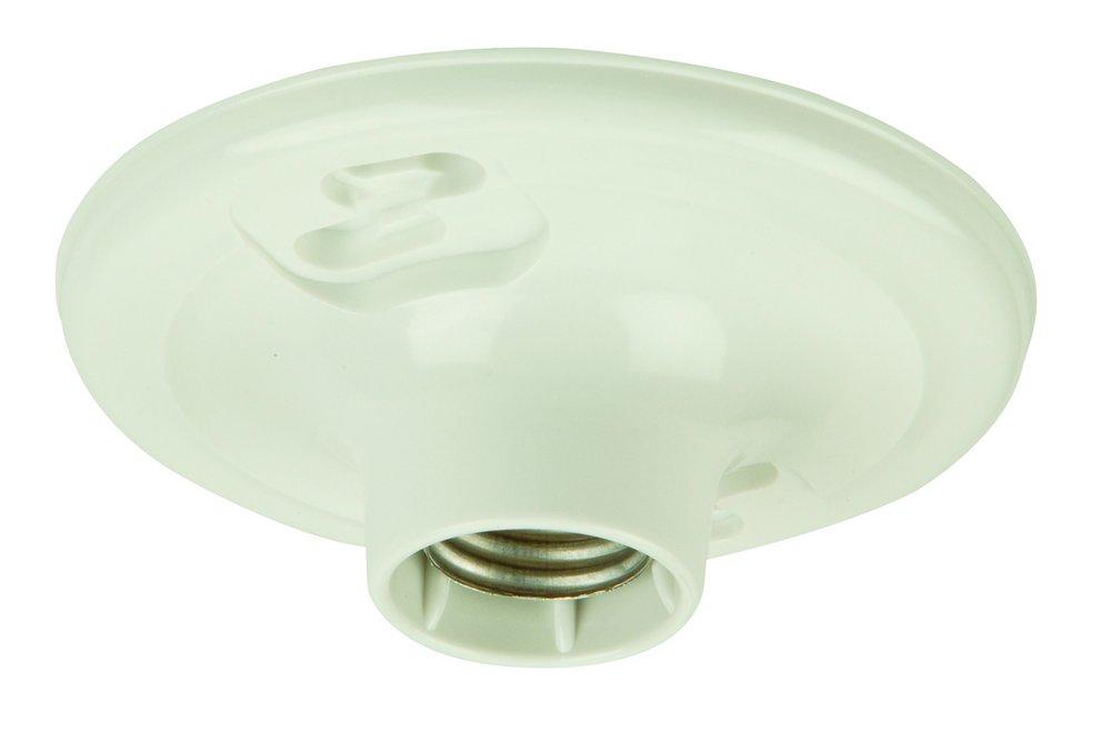 Craftmade White 100W Medium E-26 Socket Lamp Holder 