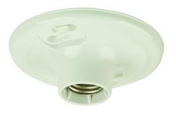 100W Medium E-26 Socket Lamp Holder in White
