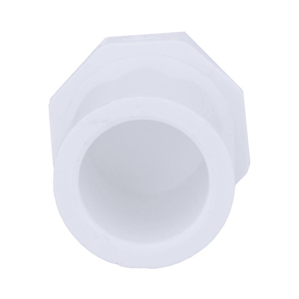 White PVC Schedule 40 Plug 