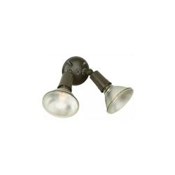 150W 2-Light Medium E-26 Halogen Par Holder in Bronze