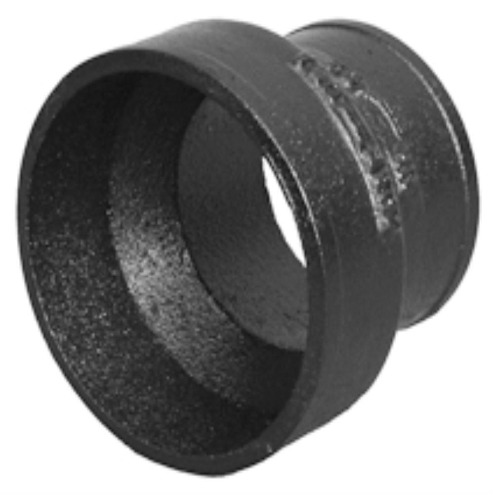 Black No Hub Cast Iron Reducer Short Concentric 