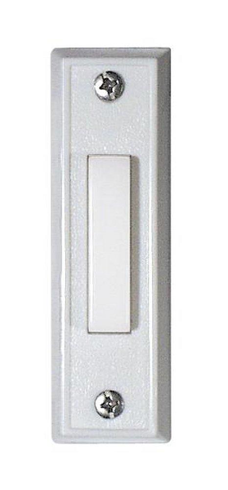 Craftmade White Surface Mount Rectangle Lighted Push Button 