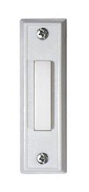 Surface Mount Rectangle Lighted Push Button in white
