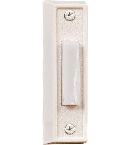 Craftmade White Surface Mount Rectangle Lighted Push Button 