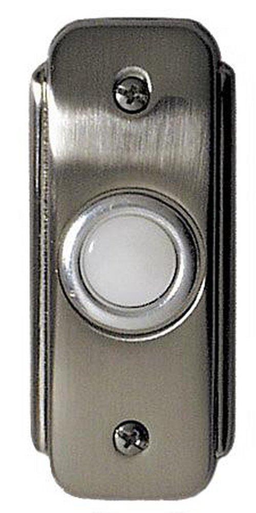 Craftmade Pewter Stepped Rectangle Lighted Push Button 