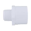 White PVC Schedule 40 Male Adapter 