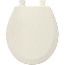 Bemis Biscuit Round Closed Front Toilet Seat with Cover 