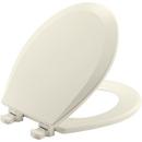 Bemis Biscuit Round Closed Front Toilet Seat with Cover 