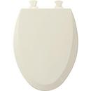 Bemis Biscuit Elongated Closed Front Toilet Seat with Cover 