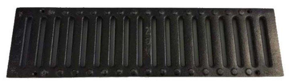 NDS Black Cast Iron Heavy Traffic Channel Grate in Black 